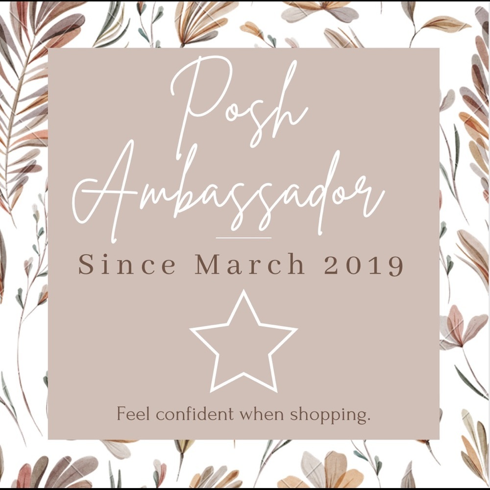 Posh Ambassador Since March 2019! Secure shipping!
